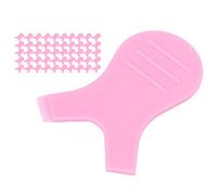 ZJchao 50pcs Brosse à Cils en Forme de Y, Brosse de Greffe de Cils de Perming de en Forme de Y Antidérapante avec 2 Têtes Différentes pour Extensions de Greffe de (Rose clair)
