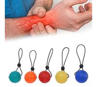 ZJchao 5pcs Grip Ball Exercice Squeeze Balls pour Main Finger Wrist Muscles Training Grip Exerciseur, Sports Gel Squeeze Ball for Wrist Muscles Grip Training