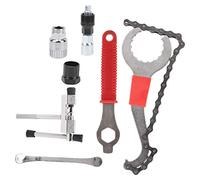ZJchao 7pcs Kit D'outils de Roue de Chaîne de Vélos Sprocket Remover Repose de Volant D'outil de Dépliage de la Manivelle Réacturation des Vélos (démonte-Pneu conventionnel)