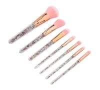 ZJchao 7pcs Soft Makeup Brush Set Making Brushes Gentle Makeup Brushes Cosmetic Brush Kit avec Poignée Ergonomique pour le Fard à Paupières Corpein de Fondation