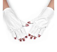 ZJchao à Ongles Lumière UV, 1 Paire de de Conservation UV, Blancs avec des de Manucure pour Nail Tech pour Manucures en Gel pour Femmes Hommes Protègent les Mains