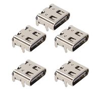 ZJchao Accesorios, Station de Charge avec Ports USB C 5PCS Poignée de Jeu Port de Charge Type C Interface Remplacement Gamepad Chargage Socket pour Conçu pour Le Contrôleur