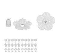 ZJchao Accessoires pour Pièces d'oiseaux [Version Améliorée 2024] 30 Accessoires de Remplacement de Fleurs d'alimentation Colorés Uniques - Attirez 'adorables Colibris de Loin et Améliorez Votre