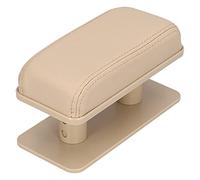 ZJchao Accoudoir de Voiture, Armoire de Voiture de Repos Accoudoir Universel ABS + PU PU Ajustement du Support de Support du Coude Gauche avec Accessoire pour le du Coude (D (beige))