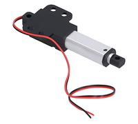 ZJchao Actionneur Linéaire Verin Actionneur Linéaire DC 12 V 30 Mm Course Faible Bruit Type T Vis de Mouvement Électrique avec Court-Circuit (Course 30mm-8mm/s-70N)