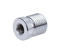 ZJchao Adaptateur D'aérographe Adaptateur en Acier Inoxydable Silver G1 / 8 BSP Taille Connecteur pour les Aérographes Badger Convertit la Taille du Fil en Accessoires de Raccord de