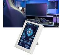 ZJchao Affichage de la Température du PC, Surveillance en Temps Réel CPU GPU Mémoire du Disque Dur Réseau, Thèmes de Bricolage, Connexion USB C, Support intégré, Moniteur de Température