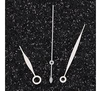 ZJchao Aiguilles de Montre T41, Aiguilles de Remplacement pour Heures, Minutes et Secondes pour Mouvement ETA2824, avec Options Argent et (Silver)