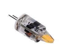 ZJchao Ampoule LED à intensité Variable 2W 200LM, Base BiPin en Silicone à 360°, Blanc Chaud 2700K 3100K, pour la Maison et le Bureau, AC/DC 12 24V (Blanc chaud)