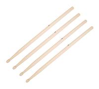 ZJchao Baguettes de Batterie, Baguettes de Batterie 2 Paires de 5A 5B Kit de de Jazz en Bois d'érable Accessoire d'instrument de Musique (de tambour 5B)