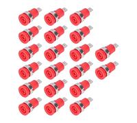 ZJchao BANANA Jack, 20pcs BANANA Jack Pocket, 4 Mm Strong Connectivité Corrosion Pobite de Plug Good ACCESSOIRES ÉLECTRIQUE ACCESSOIRES (rouge)