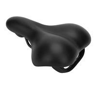 ZJchao Bikes Silat Cushion, Bicycle Sildle Siège Accessoires BICYLEM PU Cuir Ergonomic Bumper pour Le Coussin de Vélos Accessoire (Black)