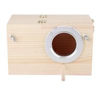 ZJchao Bird House, Wood Birdhouse Kit House avec Une Texture Douce et Une Finition élégante pour Que Les Oiseaux Entrent et Sortent, Faisant la d'un Environnement Confortable