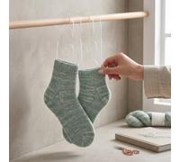 ZJchao Bloqueurs de Chaussettes en Acrylique avec Crochets, Extensibles Multi-usages Faits à la Main pour Tricoter des Chaussettes, au Crochet