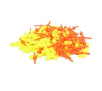 ZJchao Bobber Arrête, 300pcs Fixation Forte Bobber Bouchon Bobbers pour la Pêche Protéger la Ligne de Pêche Stand D'être Perdu avec 100 Orange et 200 Jaune