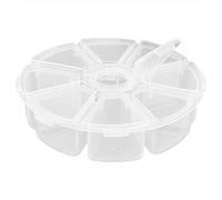 ZJchao Boîte à Bijoux Transparent en Plastique Stockage Multigride pour Perles Organisation D'artisanat Home Office