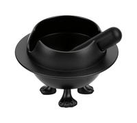 ZJchao Boîte à Coups de Patte de Chat, Support de Puck de café Grande capacité avec Barre de Frappe Amovible pour Nettoyage Facile, Bac à Marc de café en Plastique, 1 Pièce