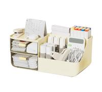 ZJchao Boîte de Rangement Cosmétique, Organisateur de Maquillage, Organisateur de Maquillage de Grande capacité, de Dessus de Commode, Conteneur de de Bureau, pour Rouges à Lèvres, Bijoux, Soins des