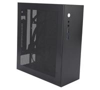 ZJchao Boîtier PC ATX Compact avec Panneau Avant USB 3.0 et Conception en Maille pour Carte Mère ITX, Excellente Dissipation de la Chaleur avec Plusieurs Emplacements PCI, Châssis d'ordinateur de