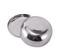 ZJchao Bol à Mélanger en Acier Inoxydable avec Couvercles, Bol de Préparation de Cuisine Monocouche pour Salades, Riz et Plus et Design Multi-usage, Idéal pour la Cuisine à la Maison (Grande taille)