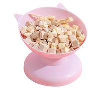 ZJchao Bols pour Chats, Bol de Nourriture pour Chats Inclinés des Aliments élevés ou des d'eau de Nourriture pour Surélevés de pour Petit Chien, à Face en Graisse, Chaton (Purple)