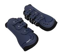 ZJchao Bottes de Cheval, Bottes d'équitation de Chevaux Bottes de Tendon de Cheval Bottes d'attelle pour Chevaux PU Shell Tendon Fetlock Guard Bottes pour la Compétition de Saut