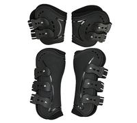 ZJchao Bottes de la Jambe Arrière Avant de Cheval, Absorption de Choc Absorption Respirante Bottes de Tendon de Cheval de Cheval Avant D'orche (Grand)