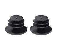 ZJchao Bouchon de Poignée de Guidon de Vélo, 10 Pièces, Accessoire de Cyclisme pour Vélo en Plastique Noir