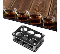 ZJchao Bouteille de Vins Porte-Traits en Acrylique Impact Résistant Decorative Wine Bottle Rack pour Le Bar à Domicile Solution de Stockage de Vin Durable et élégant (Porte-gobelet