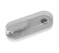 ZJchao Bouteille d'eau de Chien, Chien de Dispensateur de Dissineur Disenseur Voyage Puppy Water Bowl Pliable d'eau Tasse avec Longe pour Le Chat Yorkie Walking and Randing Dog (Gray)