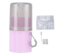 ZJchao Bouteilles de Voyage de 55ml, Bouteilles à Pompe Rechargeables Anti-fuite avec Boîte de Rangement à Ventouse en Silicone, Approuvées TSA pour les Articles de Toilette (PINK)