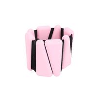 ZJchao Bracelet lesté de Cheville, Bracelet lesté de Poignet Multifonctionnel en Silicone Portable pour Poignet et Cheville pour le Fitness - Poids Personnalisable pour l'entraînement de Force (PINK)
