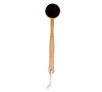 ZJchao Brosse Autobronzante avec Poignée Applicateur Arrière avec Poils en Nylon Doux pour Lotion Crème Bronzante, Facile à Nettoyer, Respectueuse de la Peau Sensible, multifonctionnelle.