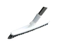 ZJchao Brosse Plate à Long Manche, Brosse Dure, Rigide, Ferme pour Le Nettoyage des Joints de Carrelage, Salle de Bain, Cuisine, Toilettes avec Plastique Robuste, Facile à (Blanc 120cm)