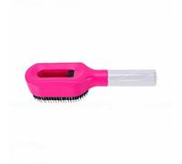 ZJchao Brosse Pulvérisateur de Brume de Cheveux 2 en 1, Démêlante avec Pulvérisation Fine, Lissante, électricité Statique, Portable pour Enfants, Adultes, Voyage, Maison, Bur (Rouge chaud)