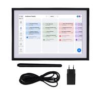 ZJchao Cadre Photo Numérique Intelligent de 10,1 Pouces, Stockage à écran Tactile HD, Cadre Photo Mémo pour Planificateur Familial avec Conception Murale, pour L'organisation de la (Prise UE)