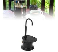 ZJchao Cafetière à Tube à Tube, Cafetière en Aluminium en Alliage en Alliage en Alliage en Alliage 1 Tasse 50 Ml D'outil de Brassage à Bec Portable Portable pour Camping (BLACK)