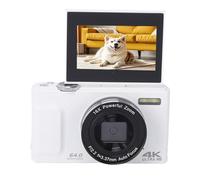 ZJchao Caméra à Zoom Numérique 16X, Capteur CMOS 4K, avec Stabilisation d'image et Photo 64mp, pour Photographie Vlogging, Webcam en Streaming