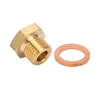 ZJchao Capteur de Température, Capteur de Température de Liquide de Refroidissement 1/8 Pouces NPT à M14X1.5 Pression Mâle Adaptateur Adaptateur Moteur de de Refroidissement Universal pour la Voiture