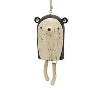 ZJchao Carillons éoliens Rustiques en Forme d'animaux, Décorations de Jardin Faites à la Main avec Une Forme Réaliste pour Les Cours Extérieures, Les Arrière-Cours et Les Arbres (E Hérisson)