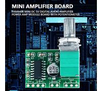 ZJchao Carte d'Amplificateur, Mini Amplificateur avec Potentiomètre 4PCS PAM8403 Mini DC 5V 3W + 3W 2 Canaux d' Numérique Audio pour Projets Audio