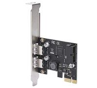 ZJchao Carte Riser PCI E vers USB3.0, Accessoire de Bureau avec Interface Avant 19/20 Broches pour des Performances Améliorées et