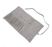 ZJchao Case de Maquillage Professionnel 14 Trous Cosmetic Brushes Sac Roll Wrap Design avec Corde à Cravate pour Rangement de Voyage