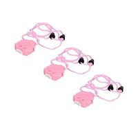 ZJchao Chaine Panda Rang 3-Pack Compteur de Point de Tricot Rose Mignon Mini Compteur de Rangée de Crochet Portable pour Usage Domestique Améliorer l'efficacité