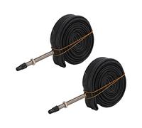 ZJchao Chambre à Air de Pneu de Vélo, Chambre à Air de Vélo 2 Pièces 700x23C à de Valve Française Intérieure, à pour de Route (700X23C FA Bouche 48)