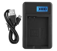 ZJCHAO chargeur de batterie USB pour EN-EL14 Chargeur de batterie EN-EL14 avec écran LCD pour Nikon D5100 / D3100 / D3200 / D3300 /