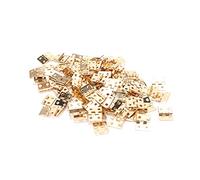 ZJchao Chidées de l'armoire, 100pcs avec Charnières à Vis à Vis à Charnières à la Porte de l'armoire pour la Boîte à Bijoux de Bricolage Jaune
