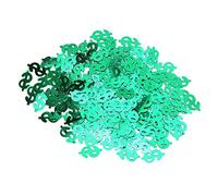 ZJchao Chips de Confettis, PVC 60G Jetant une Fleur de Graduation de Confettis avec le Lancement Polyvalent, fabriqué à Partir de Matériau en PVC Fiable pour des Décorations de Table, (signe dollar