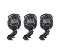 ZJchao Chronomètre de sport en 3 parties - Minuteur multifonction simple avec boussole et réveil - Convient pour les arbitres