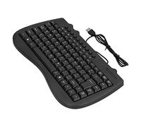 ZJchao Clavier USB 87 Touches, Claviers en Plastique Ergonomiques pour Les Utilisateurs Arabes et Anglais (Arabe)
